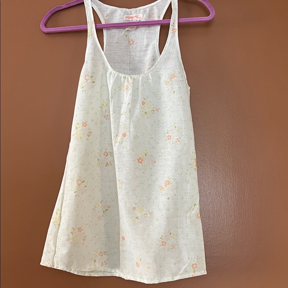 Vintage Floral PJ Tank Top